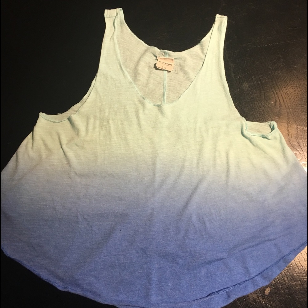 EUC Blue ombré VS Pink tank top